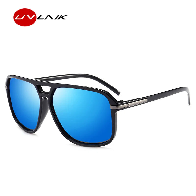 Rectangle Polarized Sunglasses Men Sun Glasses