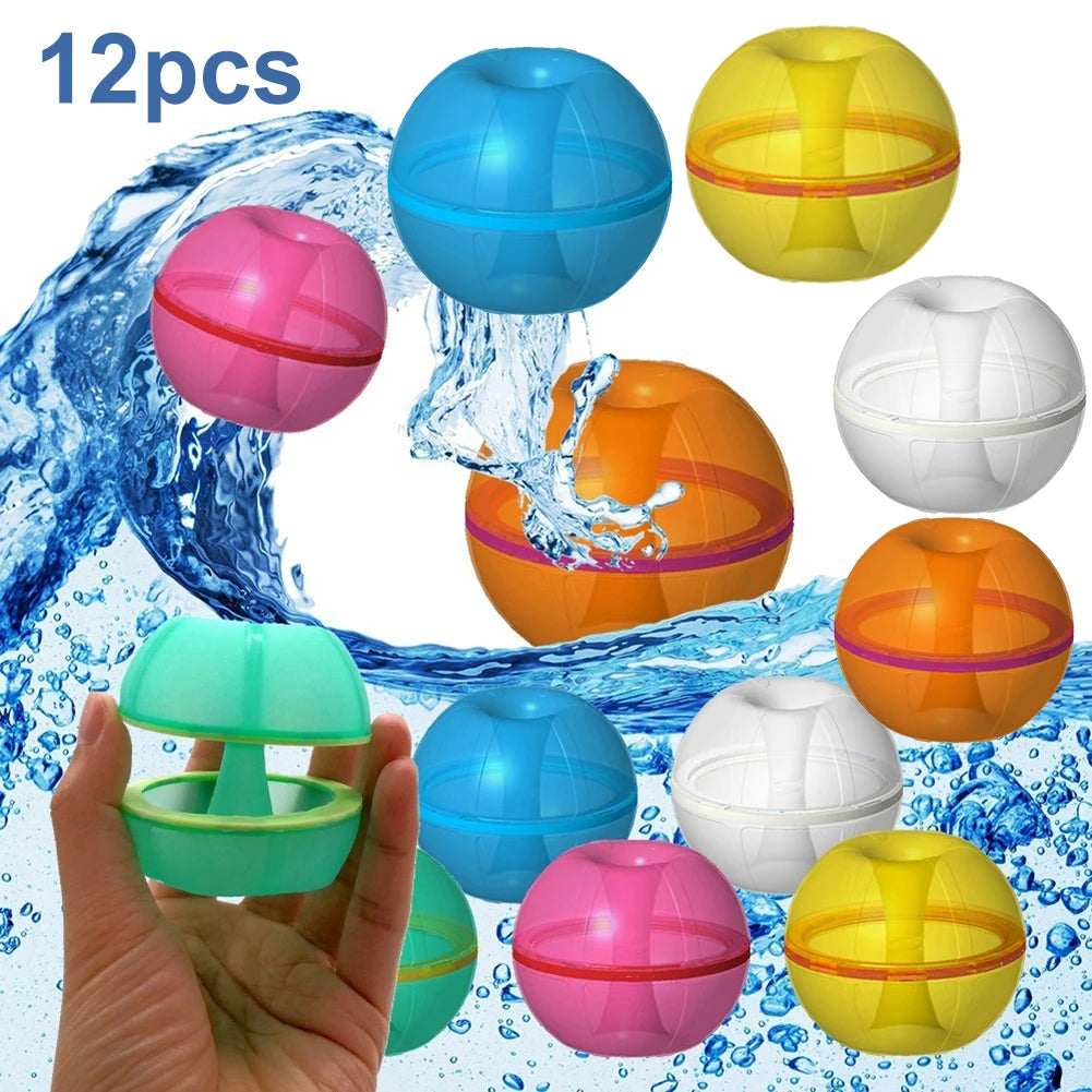 12 Pcs Magnetic Reusable Water Balloons