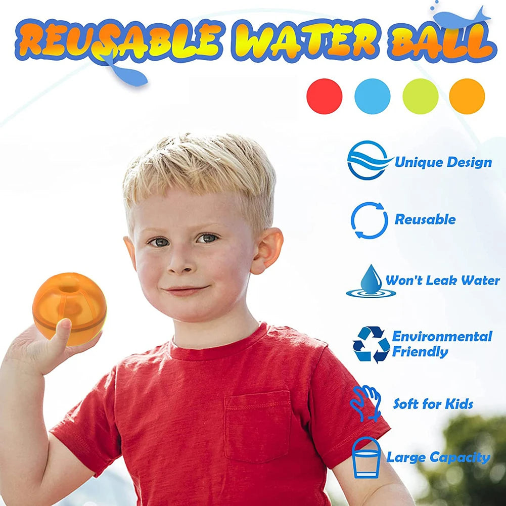 12 Pcs Magnetic Reusable Water Balloons